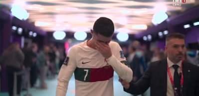 Portekiz elendi! Ronaldo g&ouml;zyaşlarını tutamadı