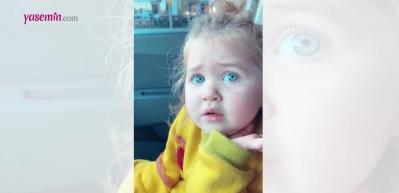 Sinek ısırığından şikayet eden sevimli kız sosyal medyada viral oldu!