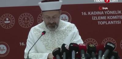 Diyanet İşleri Başkanı Erbaş a&ccedil;ıkladı: 90 bin camide hutbe konusu olacak!