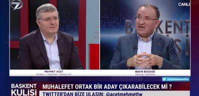 Bakan Bozdağ "6'lı masanın aday bilmecesini, dil birliği yok" diyerek eleştiride bulundu...