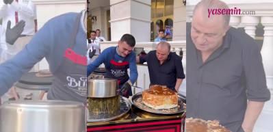 CZN Burak Fatih Terim'i öyle bir ağırladı ki! Görenlerin ağzı açık kaldı...