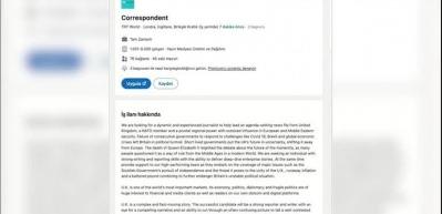 TRT World'den Reuters'a misilleme! İngiltere&rsquo;deki siyasi istikrarsızlığa, yazacak muhabir arıyoruz...