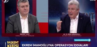 AK Parti Grup Başkanvekili Akbaşoğlu: "İmamoğlu abra kadabra yaparak durumu kendi lehine &ccedil;evirmeye &ccedil;alışıyor"