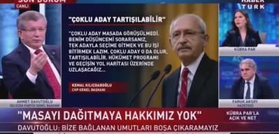 Davutoğlu'ndan canlı yayında Bah&ccedil;eli'ye hakaret! Sunucu araya girdi