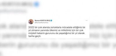 AK Parti Genel Başkanvekili Kurtulmuş'tan yeni yıl mesajı...