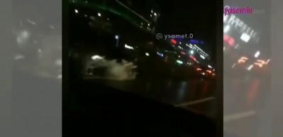 Trafikte beğendiği araba 3 saniye sonra pert oldu!