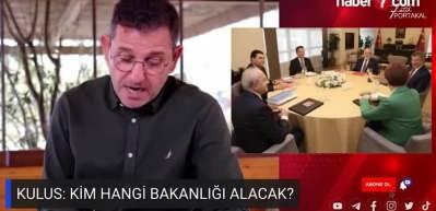 6'lı masada g&uuml;ndem Fatih Portakal'ın a&ccedil;ıkladığı bakanlıklar! İşte yapılan o a&ccedil;ıklama...