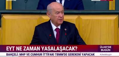 Bah&ccedil;eli "Biz erken se&ccedil;ime de hazırız" diyerek muhalefete se&ccedil;im g&ouml;ndermesinde bulundu