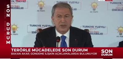 Bakan Akar Suriye ile ilişkileri değerlendirdi, yeni g&ouml;&ccedil; dalgası m&uuml;mk&uuml;n değil dedi...