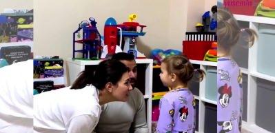 Buse Varol kızı Eliz'in söylediklerini duyunca kendini yerden yere attı! 