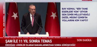Cumhurbaşkanı Erdoğan 6'lı masaya tepki g&ouml;sterdi...