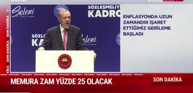  Cumhurbaşkanı Erdoğan s&ouml;zleşmeli personellere ilişkin a&ccedil;ıklamalarda bulundu...