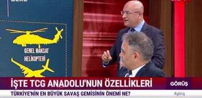 Dr. Ol&ccedil;ar: "TSK, bu gemiyle Doğu Akdeniz'de oyun değiştirecek yeteneğe sahip