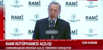 Cumhurbaşkanı Erdoğan Rami K&uuml;t&uuml;phanesi'ni bug&uuml;n a&ccedil;tı! Nadir eserlere &rsquo;şifahane&rsquo; dokunuşu ...