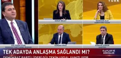 G&uuml;ltekin Uysal'dan Kılı&ccedil;daroğlu'nun adaylığına tam destek!