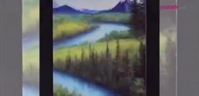 Milyonlarca insanın tanıdığı ressam Bob Ross'un resimlerindeki gizem görenleri şaşırttı!