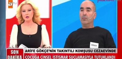 Müge Anlı programında şok gelişme!Sinan Sardoğan çocuğa cinsel istismar suçlamasıyla tutuklandı
