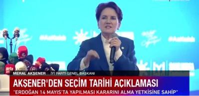Akşener'den se&ccedil;im tarihi ile ilgili a&ccedil;ıklama geldi!