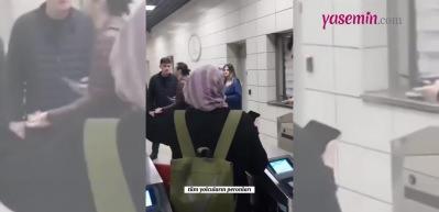 Yangın butonunu amacı dışında kullanan yolcu büyük paniğe yol açtı!