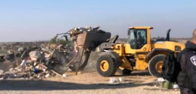 İsrail, Filistinli Arakib köyünü 212'nci kez yıktı