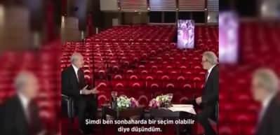 Kılı&ccedil;daroğlu, Başkan Erdoğan'ın adaylığına itiraz etmeyeceklerini a&ccedil;ıklamıştı