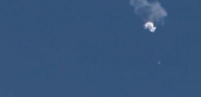 Biden talimatı verdi... &Ccedil;in'in casus balonu F-22 ile b&ouml;yle vuruldu!
