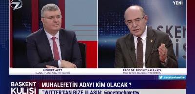 MHP Genel Başkan Yardımcısı Karakaya 6'lı masa mal&ucirc;mun il&acirc;mını yapacak dedi...