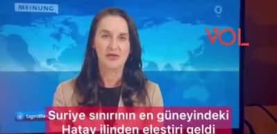 Alman spikerden &ccedil;irkin provokasyon