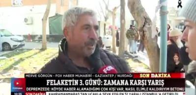 FOX muhabirine vatandaştan ders niteliğinde s&ouml;zler