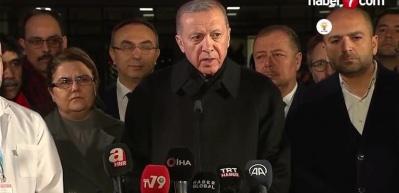 Başkan Erdoğan deprem b&ouml;lgesindeki son durumu a&ccedil;ıkladı