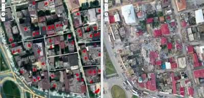 Çevre, Şehircilik ve İklim Değişikliği Bakanlığı uydu ve İHA'larla hasar tespiti yapıyor