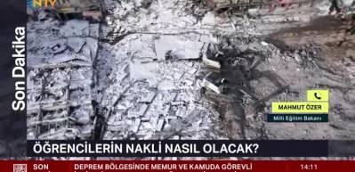 Deprem b&ouml;lgesindeki 10 ildeki okullarda devam şartı aranmayacak! A&ccedil;ıklamayı Bakan &Ouml;zer yaptı