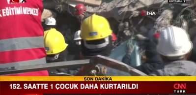 152. saatte 7 yaşındaki &ccedil;ocuk kurtarıldı