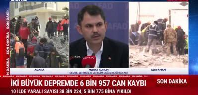 Depremde son durum: &Ouml;l&uuml; ve yaralı sayısı belli oldu