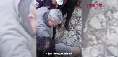 Enkaz altından çıkarken itfaiye erini düşündü! "Sen ne yapacaksın?"