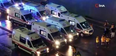 İskenderun'da yaralıların tahliyesi gemi ile ger&ccedil;ekleştirildi