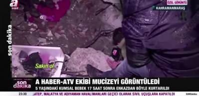 Kahramanmaraş depreminden mucize kurtuluşlar! T&uuml;rkiye'nin umudu oldular