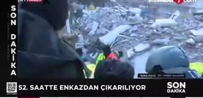 Kahramanmaraş'ta 52 saat sonra mucize kurtuluş