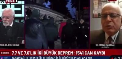 Merdan Yanardağ, depremi kullanarak muhafazakar se&ccedil;meni hedef aldı!