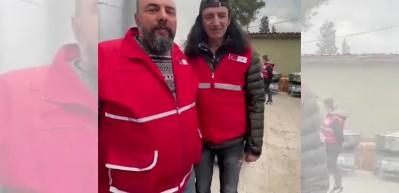 Murat Kekilli deprem bölgesinde yardım çalışmalarına devam ediyor