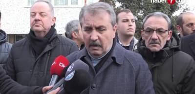 Mustafa Destici: Yağmacılara, devlet ve g&uuml;venlik g&uuml;&ccedil;leri gerekli dersi veriyor