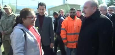 TBMM Başkanı Şentop depremzedeleri ziyaret etti!