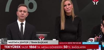 TBMM Başkanı Şentop "T&uuml;rkiye Tek Y&uuml;rek Kampanyası Ortak Yayını"na telefonla bağlandı