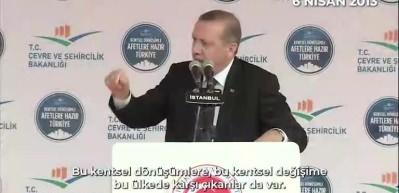 Başkan Erdoğan&rsquo;ın &rsquo;kentsel d&ouml;n&uuml;ş&uuml;m&rsquo; &ccedil;ağrıları: Her fırsatta Bize yardımcı olun vurgusu yaptı