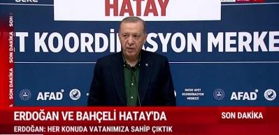 Cumhurbaşkanı Erdoğan Hatay'da a&ccedil;ıklama yaptı! 199 bin 739 konut yapılacak ...