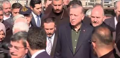 Cumhurbaşkanı Erdoğan ve Bah&ccedil;eli deprem b&ouml;lgesinde! İlk durak Hatay...