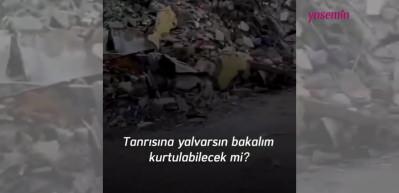 Annesi ve 4 kardeşini depremde kaybeden Ahmet'in enkaz başında Mü'min suresini okuduğu o anlar izleyenleri derinden etkiledi!