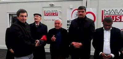 Depremde binası hasar g&ouml;ren Vuslat TV'ye konteynerle st&uuml;dyo yapıldı!