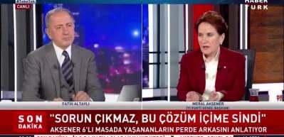 Akşener'den flaş &ccedil;ıkış: CHP bizim olduğumuz masaya HDP'yi asla getiremez!