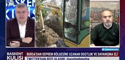 Bursa Belediye Başkanı Aktaş deprem b&ouml;lgesine uzanan yardımlar hakkında konuştu! Devlet milletinin yanında...
